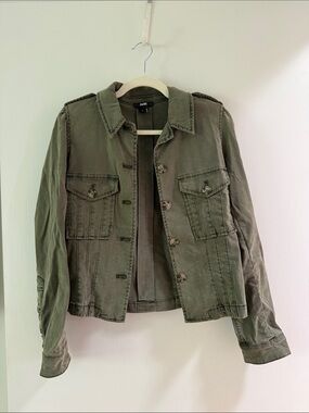 PAIGE Olive Green Utility Jacket